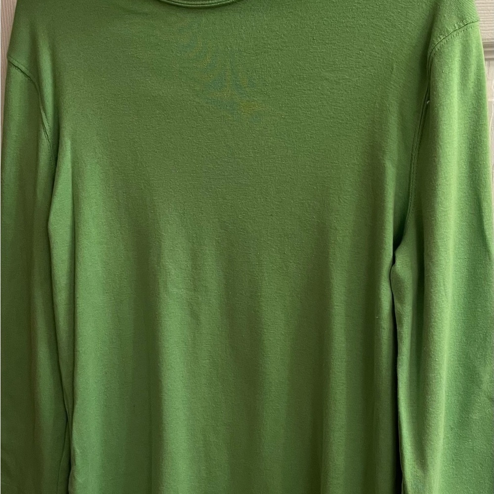 JONES NEW YORK ~SPORT~GREEN BLOUSE~LG - Picture 4 of 8